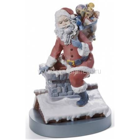 Статуэтка "Через трубу с подарками" Lladro 01001931