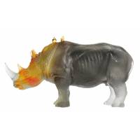 Статуэтка "Носорог" янтарный Daum (Лимитированная серия 1000 экз.) 03400-1
