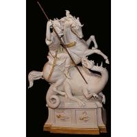 Скульптура "Георгий-победоносец" Porcellane Principe 840B/PP