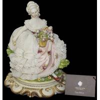 Статуэтка "Дама с цветами" Porcellane Principe 1043/PP