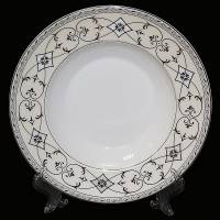 Набор из 6-ти тарелок для первого "Элегия" Glance J06-073WH-PL4