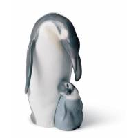 Статуэтка "Пингвин с птенцом" Lladro 01008414