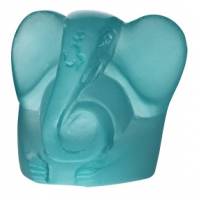 Статуэтка "Ganesha" маленькая голубая "Bouddha" Daum 05288-8/C