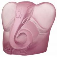 Статуэтка "Ganesha" маленькая розовая "Bouddha" Daum 05288-4/C