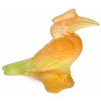 Cкульптура "Калао" жёлто-оранжевая "Calao" Daum 05362-1/С
