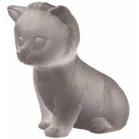 Котёнок сидящий, серый "Chat" Daum 05330-1/C