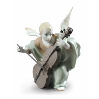 Статуэтка "Ангел с виолончелью" Lladro 01009186