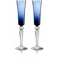 Набор из 2-х темно-синих бокалов для шампанского "Mille Nuits" Baccarat 2811226