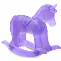 Статуэтка "Лошадка-качалка" фиолетовая Daum 05509-2