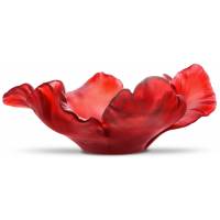 Ваза для фруктов "Tulipe" красная Daum 03579-3