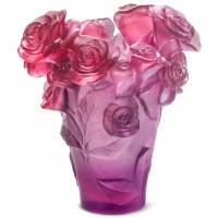 Ваза для цветов "Rose Passion" красно-фиолетовая (h=17) Daum 05287-5