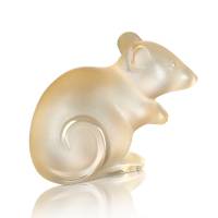 Статуэтка "Мышка" золотая Lalique 10686800