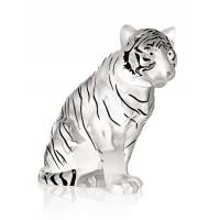 Статуэтка "Тигр" большой прозрачный Lalique 1219810
