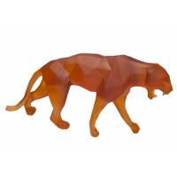 Статуэтка "Пантера дикая" оранжевая Daum (Лимитированная серия 99 экз) 05323-3