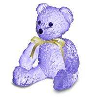Статуэтка "Плюшевый мишка" фиолетовый Daum (Лимитированная серия 375 экз) 05271-6