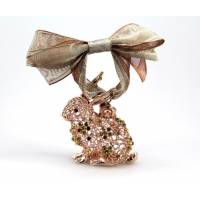 Ёлочная игрушка "Кролик" Faberge & Tsar (янтарный) 130826