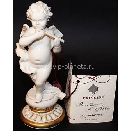 Статуэтка "Ангел с тарелками" Porcellane Principe 1053B/PP