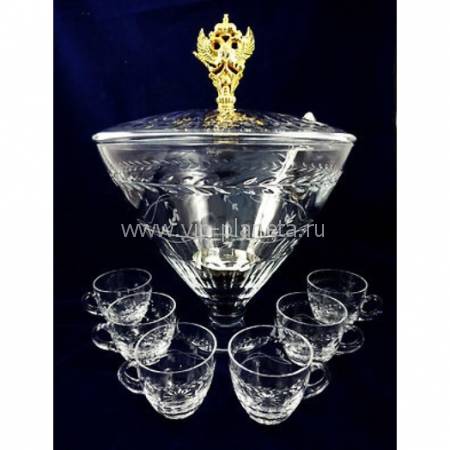 Набор "Luxembourg" из чаши, 6-и чашек и половника для пунша FABERGE 43252