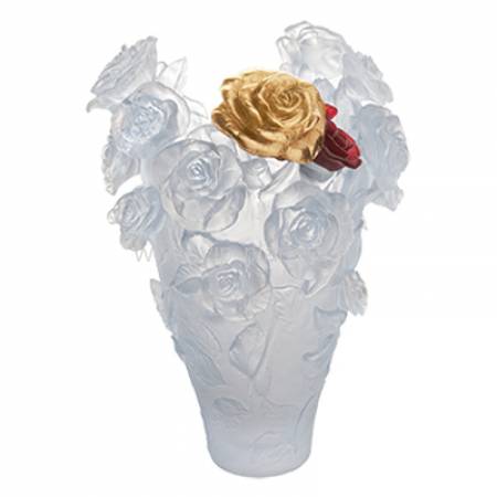 Ваза для цветов "Rose Passion Magnum" белый (h=53) Daum (Лимитированная серия 50 экз.) 05376-2