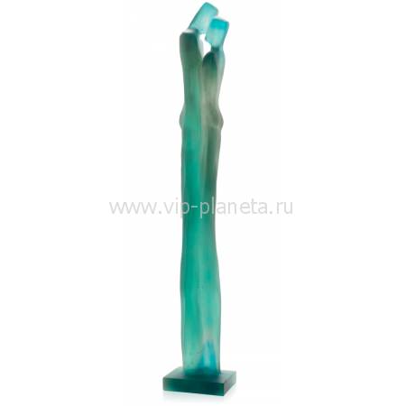 Скульптура "Depart" сине-зеленая Daum (Лимитированная серия 175 экз.) 05567-1