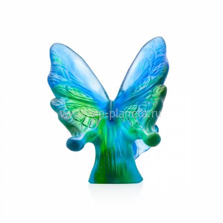 Статуэтка "Бабочка" сине-зеленая Daum 05737-1