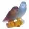 Статуэтка "Попугаи" Paon-Perruches Daum 02681-1