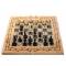 Янтарные шахматы "Готика" (Карельская береза) ES029