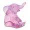 Статуэтка "Слонёнок сидячий" розовый Daum 05136-1/C