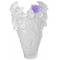 Ваза для цветов белая с фиолетовой розой 50 экз. "Rose Passion" Daum 05106-4