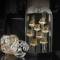 Ваза для цветов золотая (малая) "Tourbillons" Lalique 10543800