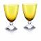 Набор из 2-х жёлтых бокалов для вина "VEGA" Baccarat 2812260