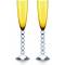 Набор из 2-х жёлтых бокалов для шампанского "VEGA" Baccarat 2811803