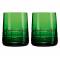 Набор из 2-х зелёных стаканов для воды "Graphik" (h=10) Christofle 07946450